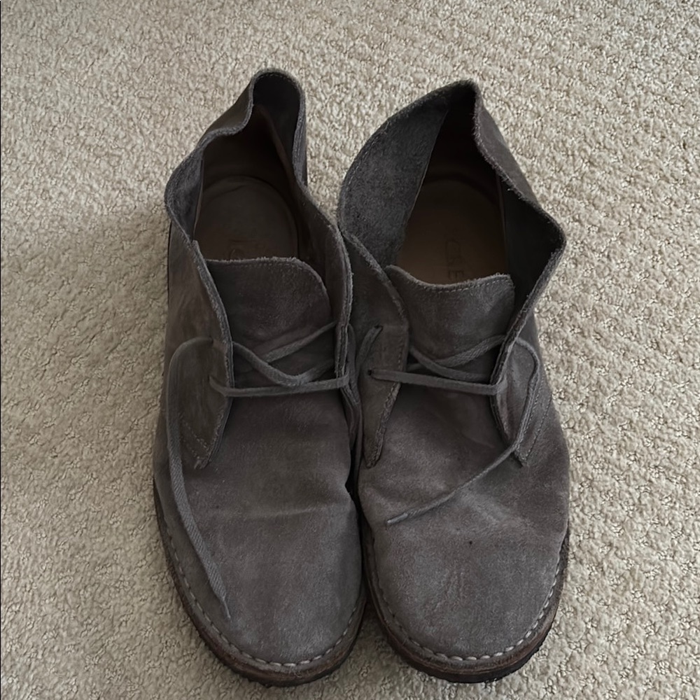 J. Crew Gray Chukka Boots Sleek and Versatile